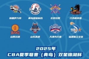 PG电子官方网站-夏季联赛青岛站安排：新疆青岛同组 山西山东同组 30号决出冠军